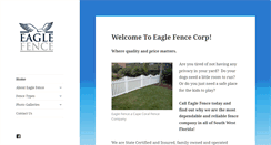 Desktop Screenshot of eaglefencecorp.com