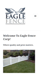 Mobile Screenshot of eaglefencecorp.com